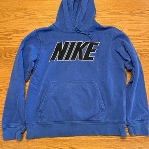 Blue Nike Hoodie Sweatshirt Medium
